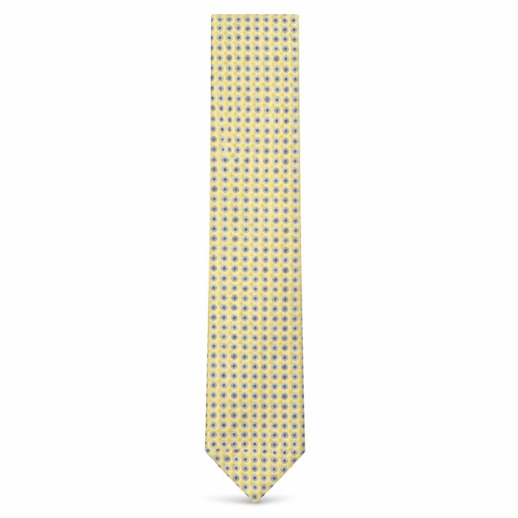 Hemley Mens Multicoloured Polka Dot Silk Pointed Tie One Size