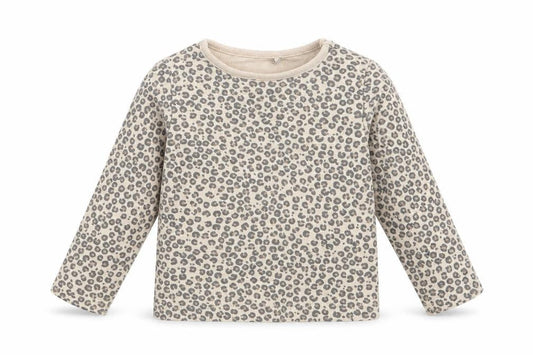Tu Baby Beige Animal Print Cotton Basic T-Shirt Size 9-12 Months Crew Neck Pullover