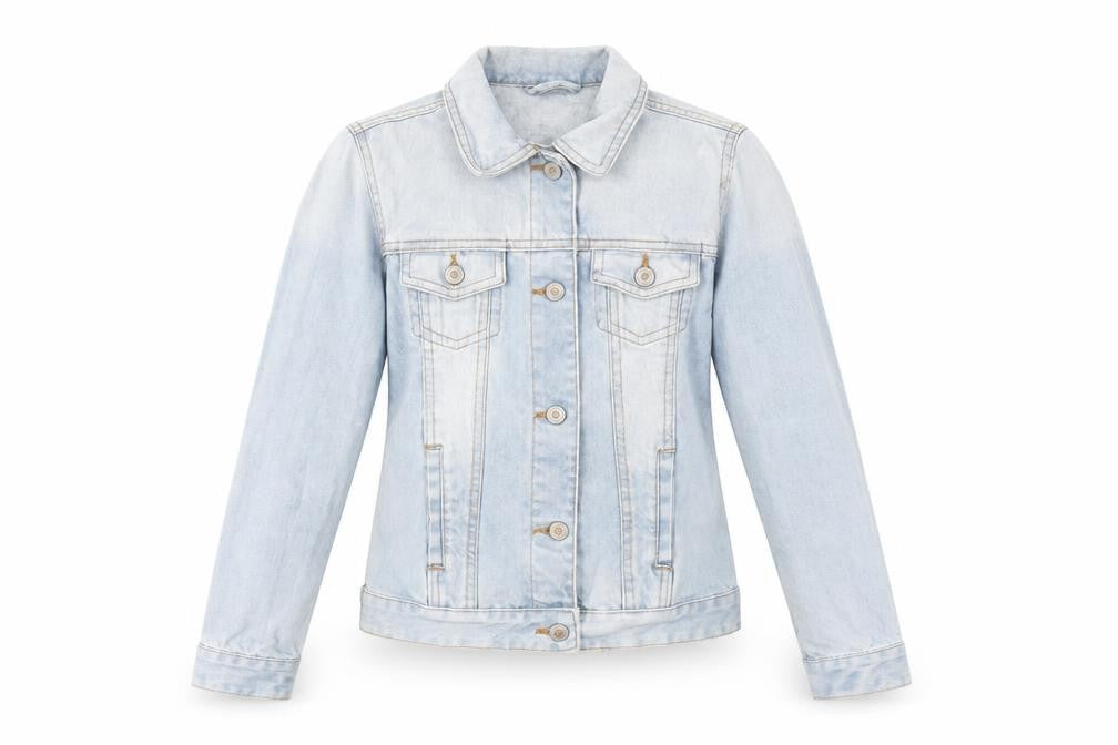 Denim Co. Womens Blue   Jacket  Size 4  Button
