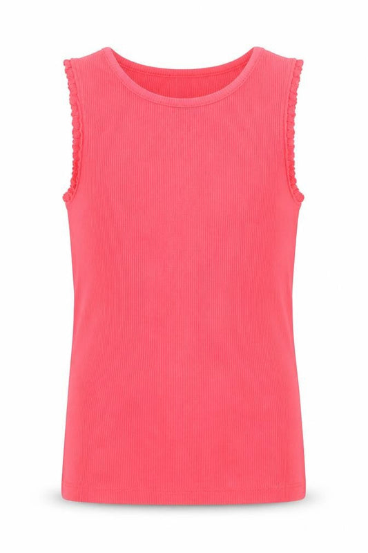 F&F Girls Pink  Cotton Basic Tank Size 6-7 Years Crew Neck Pullover