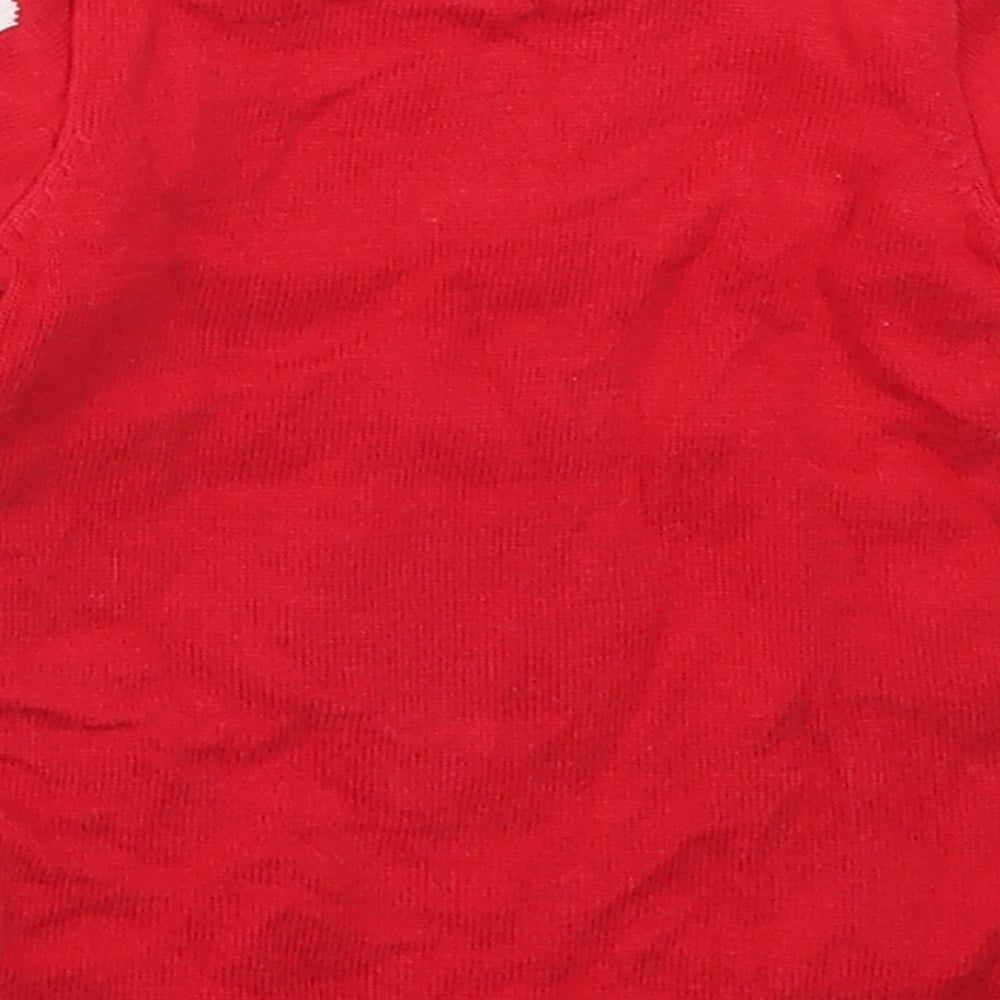 Early Days Girls Red Polka Dot Cotton Pullover Jumper Size 0-3 Months  Pullover - Penguin