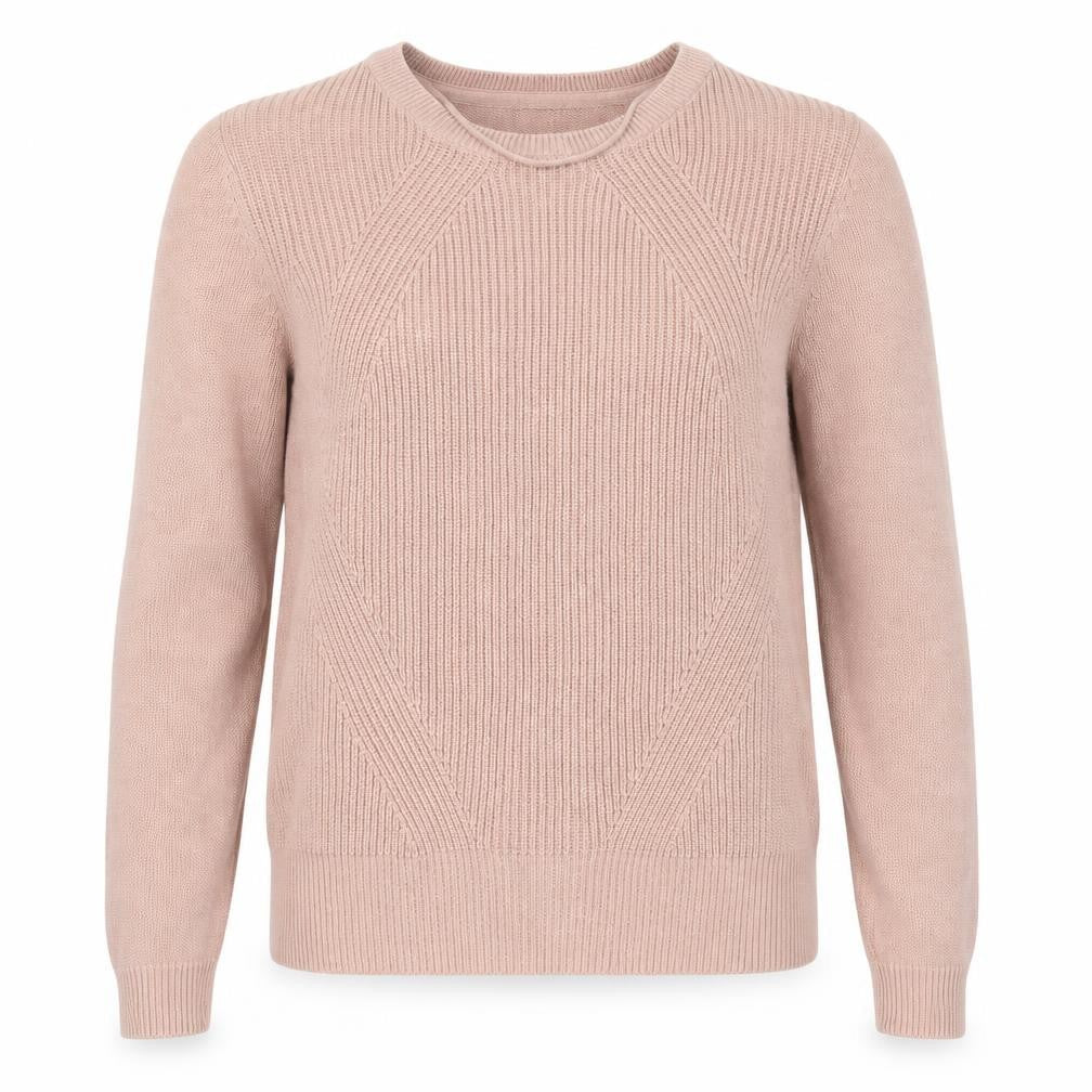 VERO MODA Womens Pink Crew Neck  Acrylic Pullover Jumper Size XS