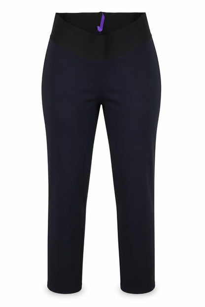 Preworn Womens Blue  Polyester Trousers  Size 10 L29 in Slim