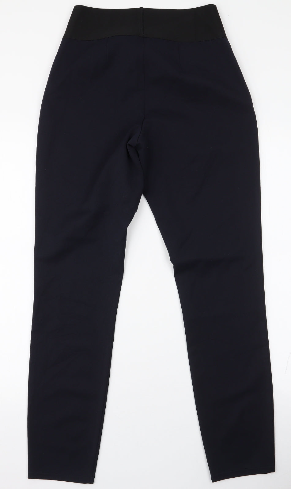 Preworn Womens Blue  Polyester Trousers  Size 10 L29 in Slim