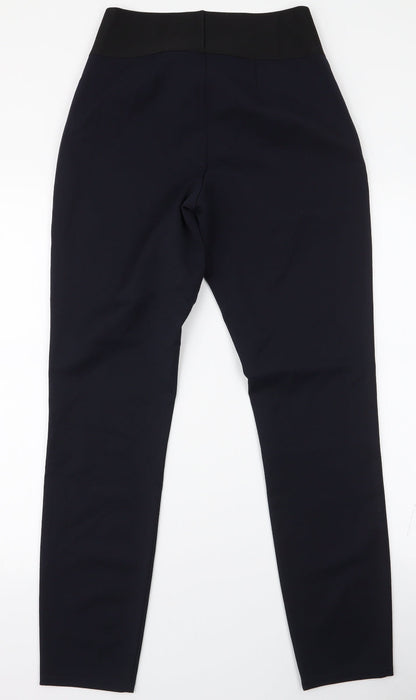 Preworn Womens Blue  Polyester Trousers  Size 10 L29 in Slim