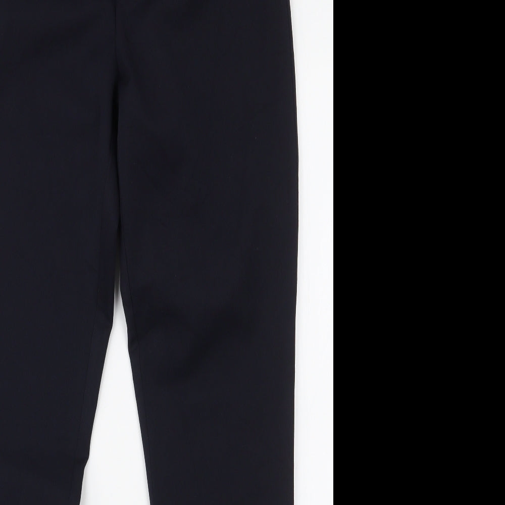 Preworn Womens Blue  Polyester Trousers  Size 10 L29 in Slim