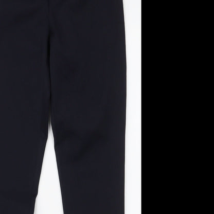 Preworn Womens Blue  Polyester Trousers  Size 10 L29 in Slim