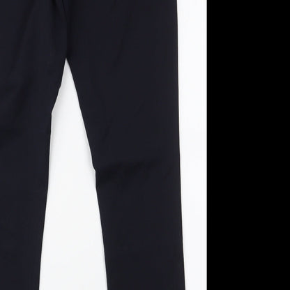 Preworn Womens Blue  Polyester Trousers  Size 10 L29 in Slim