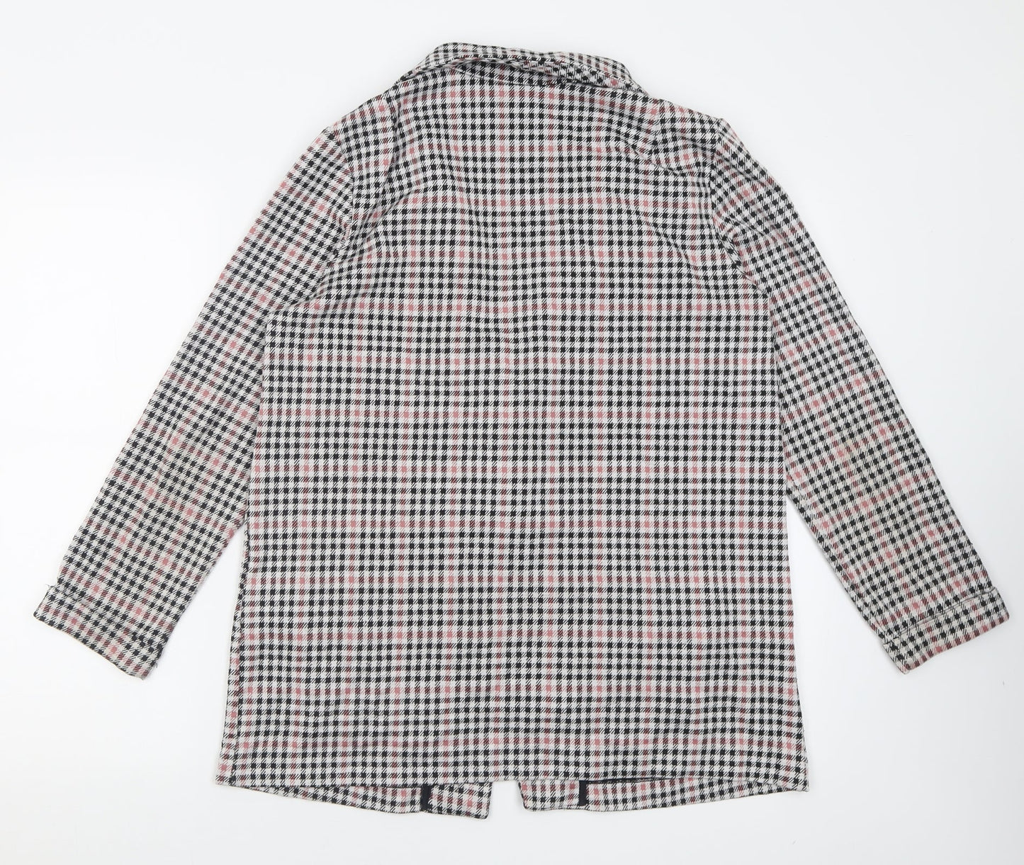 h^m Womens Grey Plaid  Jacket Blazer Size S