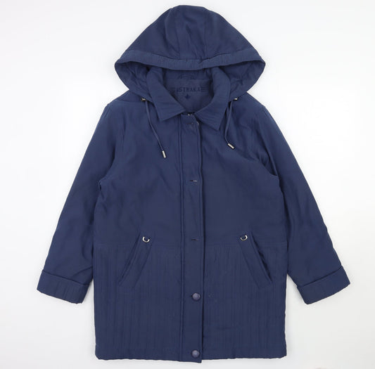 Astraka Womens Blue   Jacket Coat Size S  Zip