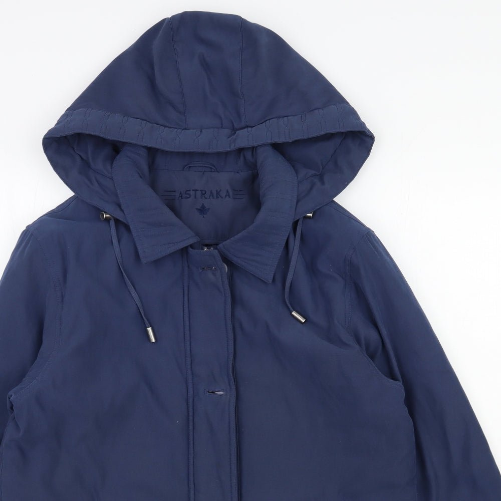 Astraka Womens Blue   Jacket Coat Size S  Zip