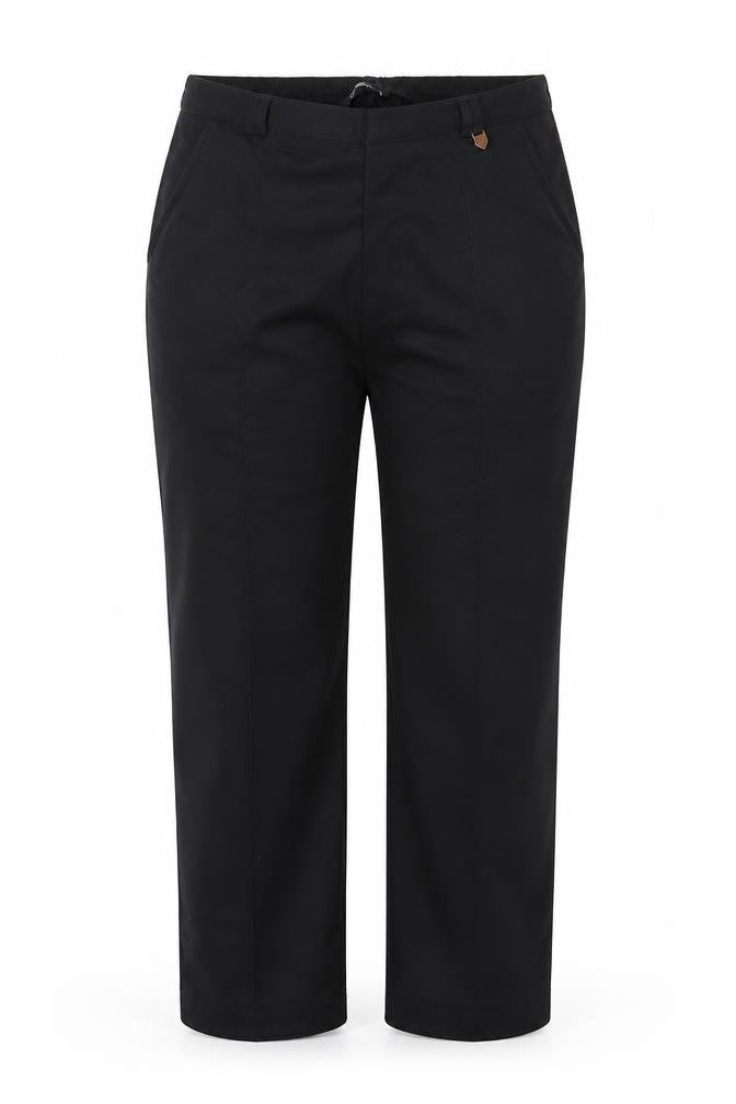 Bonmarché Womens Black Polyester Trousers Size 16 L24 in Regular