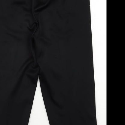 Bonmarché Womens Black Polyester Trousers Size 16 L24 in Regular