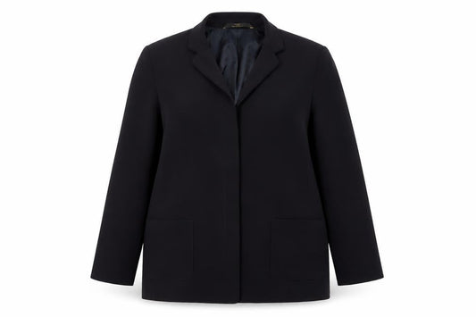 Marks & Spencer Womens Black  Polyester Jacket Blazer Size 16