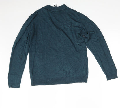 INTUITION Womens Blue Round Neck  Acrylic Pullover Jumper Size 12   - Size 12-14