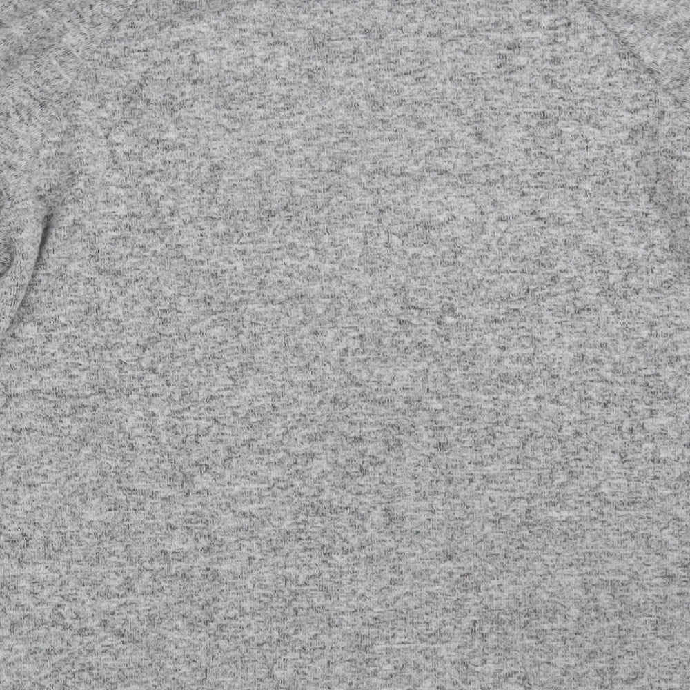 Primark Womens Grey Round Neck  Polyester Pullover Jumper Size 10   - Size 10-12