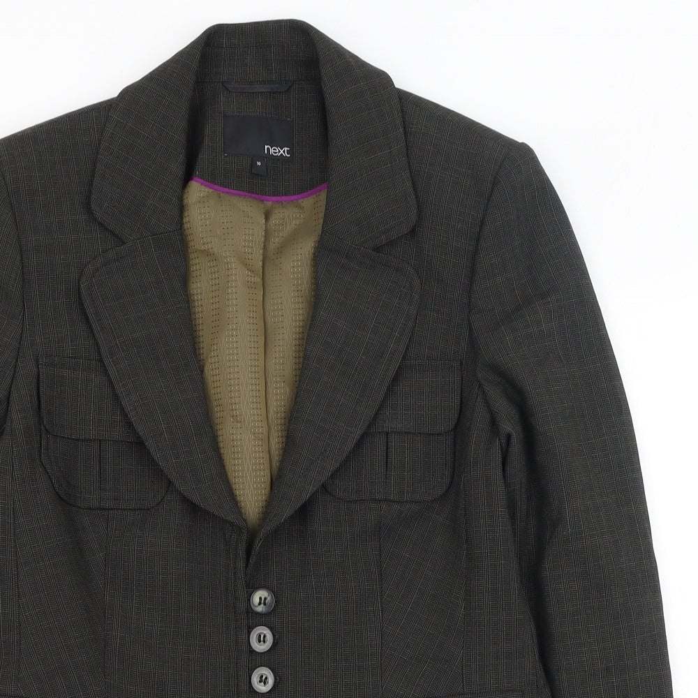 NEXT Womens Green   Jacket Blazer Size 10  Button