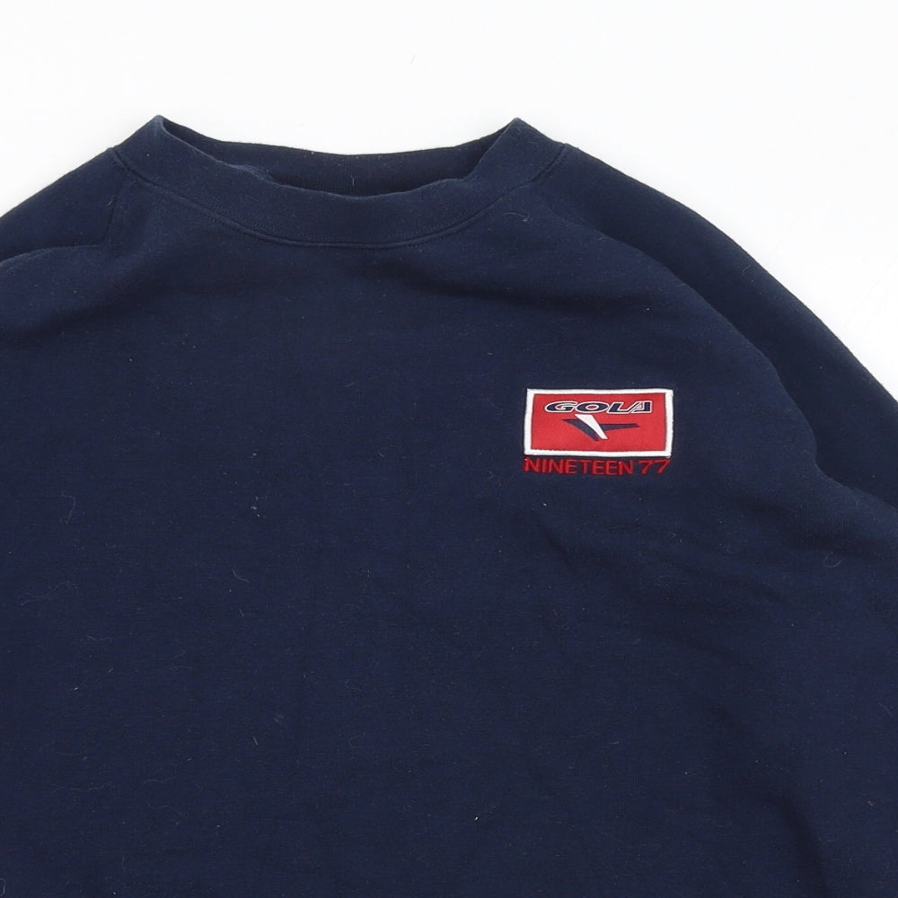 Gola Boys Blue  Polyester Pullover Sweatshirt Size 11-12 Years  Pullover
