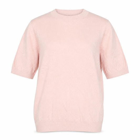 F&F Womens Pink  Viscose Basic T-Shirt Size 6 Crew Neck