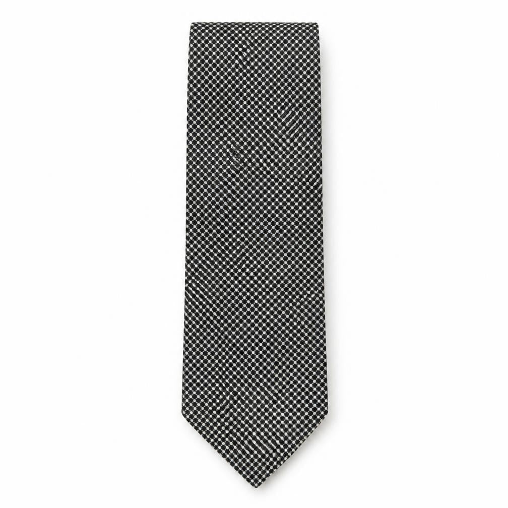 Michelsons of london  Mens Multicoloured Plaids & Checks Polyester Pointed Tie One Size