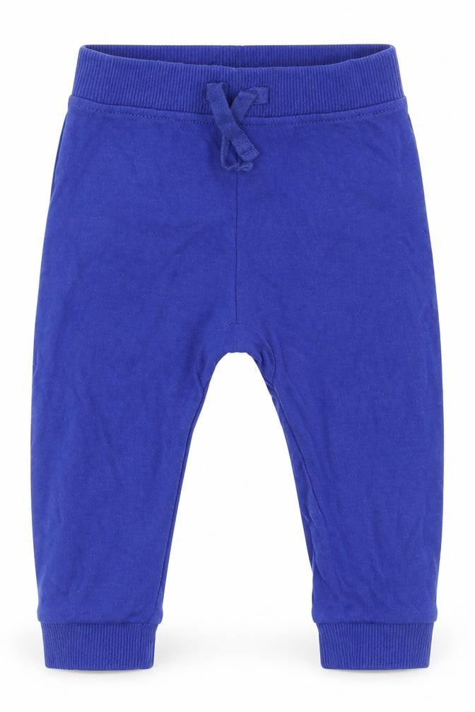 George Boys Blue  Cotton Sweatpants Trousers Size 6-9 Months  Drawstring