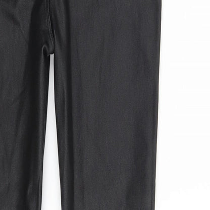 Apperloth Womens Black  Polyester Skinny Jeans Size M L28 in Slim Zip