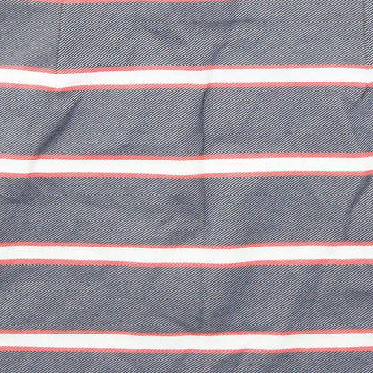 Oasis Womens Blue Striped Viscose A-Line Skirt Size S