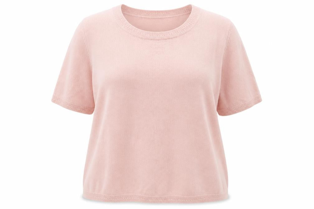 Marks & Spencer Womens Pink Crew Neck  Acrylic Pullover Jumper Size 16