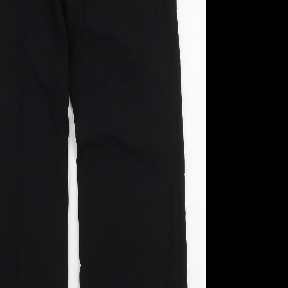 VILA Womens Black  Polyester Trousers  Size L L32 in Regular Zip