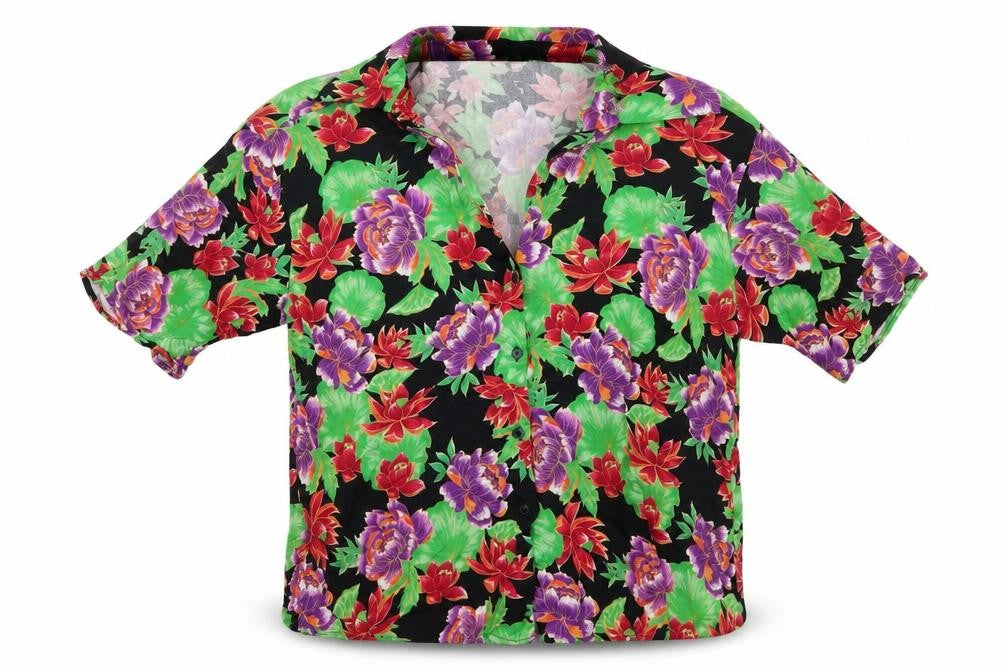 Zara Womens Multicoloured Floral Viscose Basic Blouse Size XS Collared