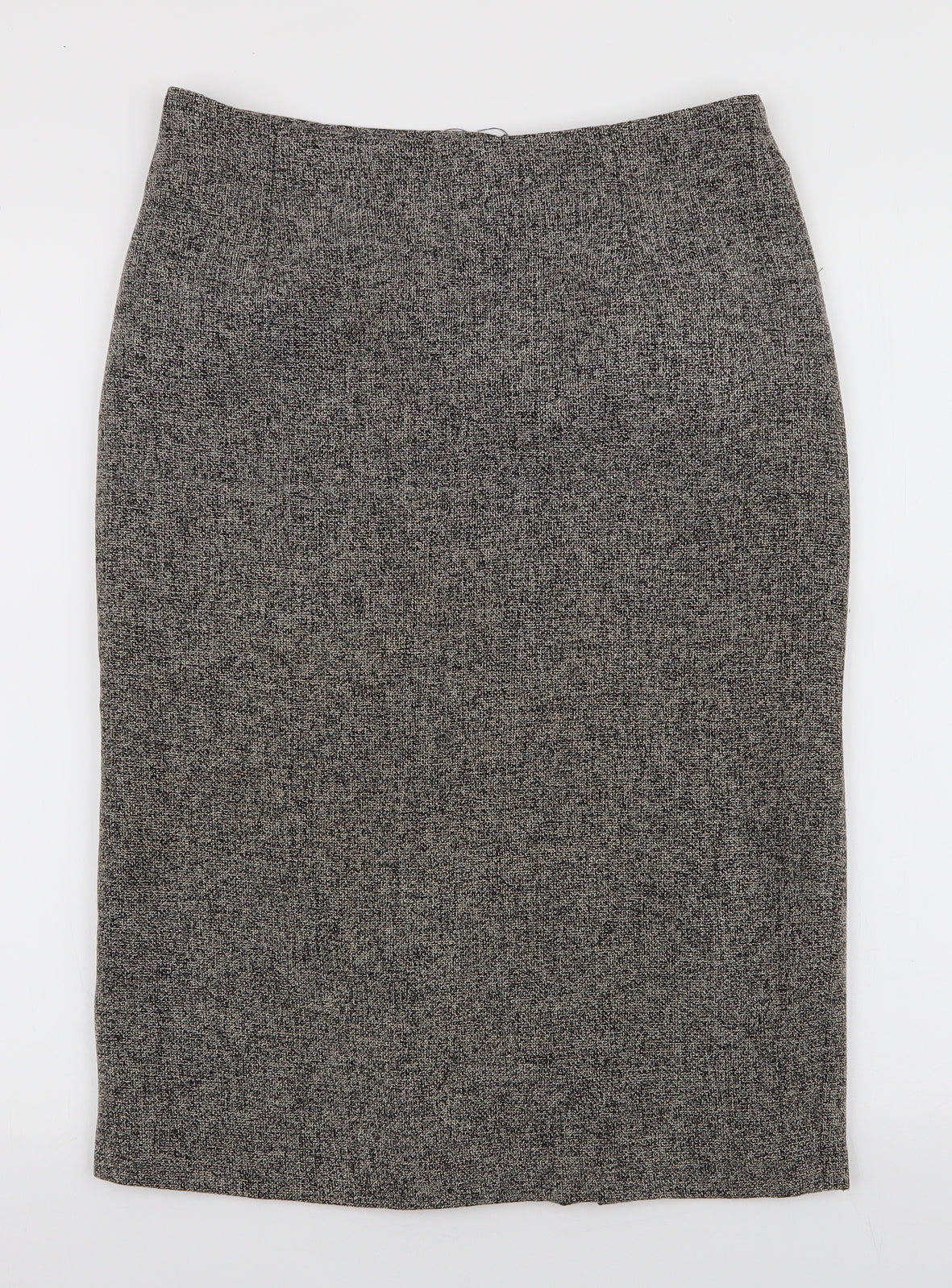 Gerard Womens Beige  Polyester A-Line Skirt Size 10   Zip