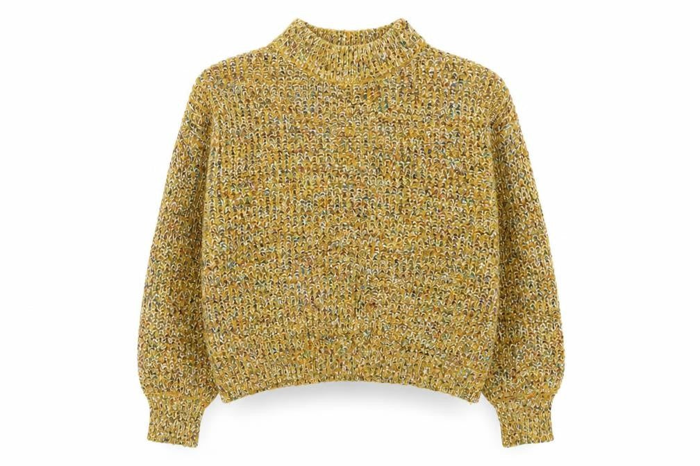 Matalan Womens Yellow Crew Neck  Polyester Pullover Jumper Size L