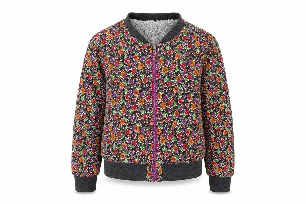 tuc tuc Girls Multicoloured Floral Cotton Full Zip Sweatshirt Size 6 Years  Zip - Reversible