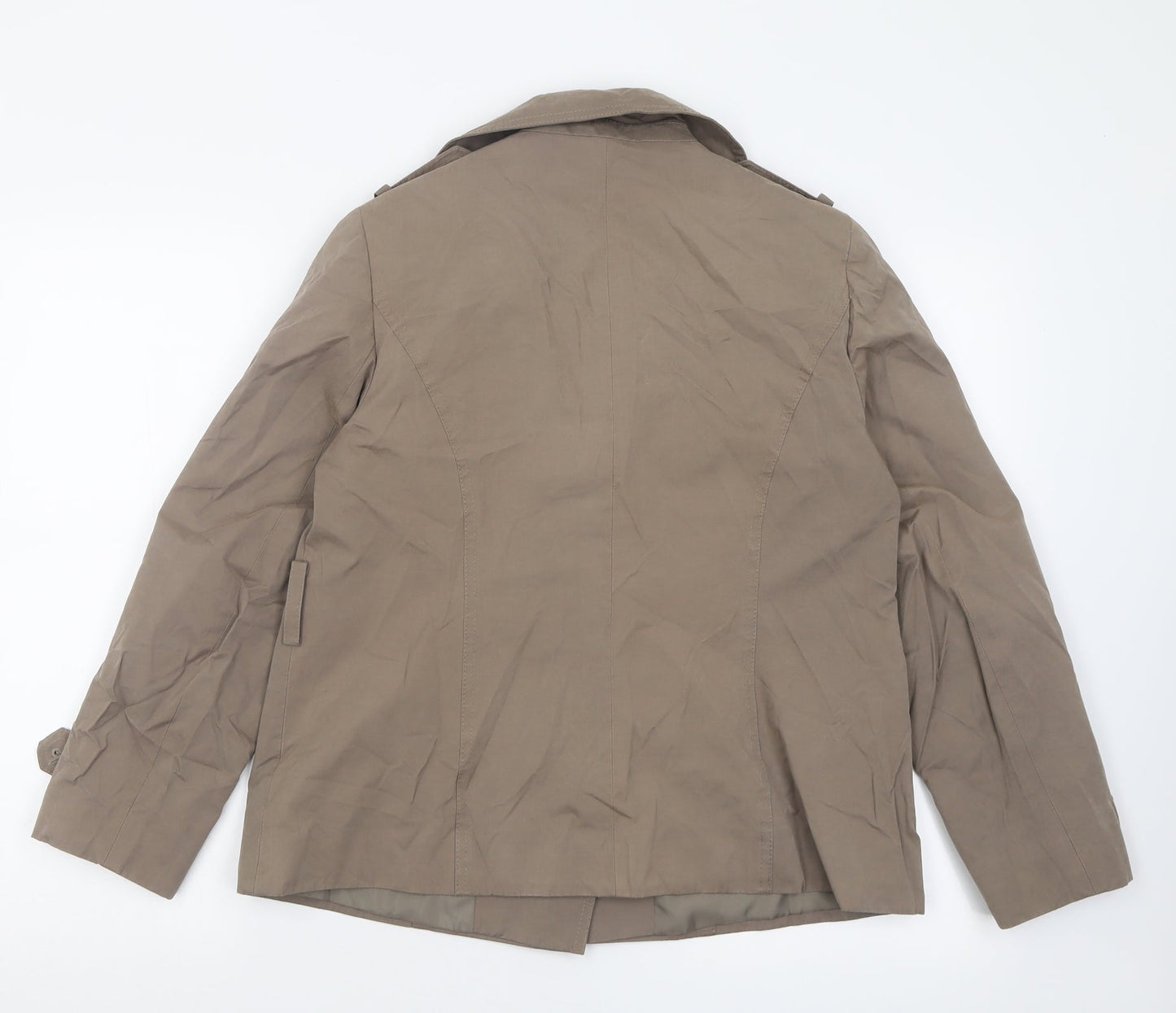 Debenhams Womens Brown   Jacket  Size 12  Button