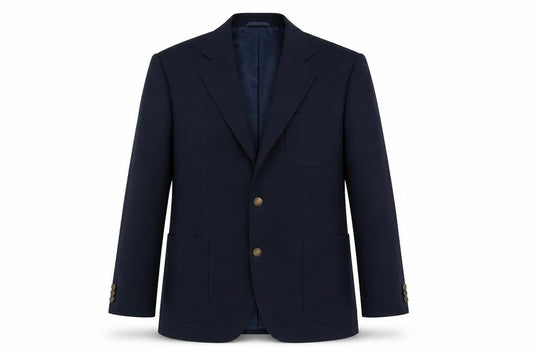 Wellington Mens Blue  Wool Jacket Suit Jacket Size 38