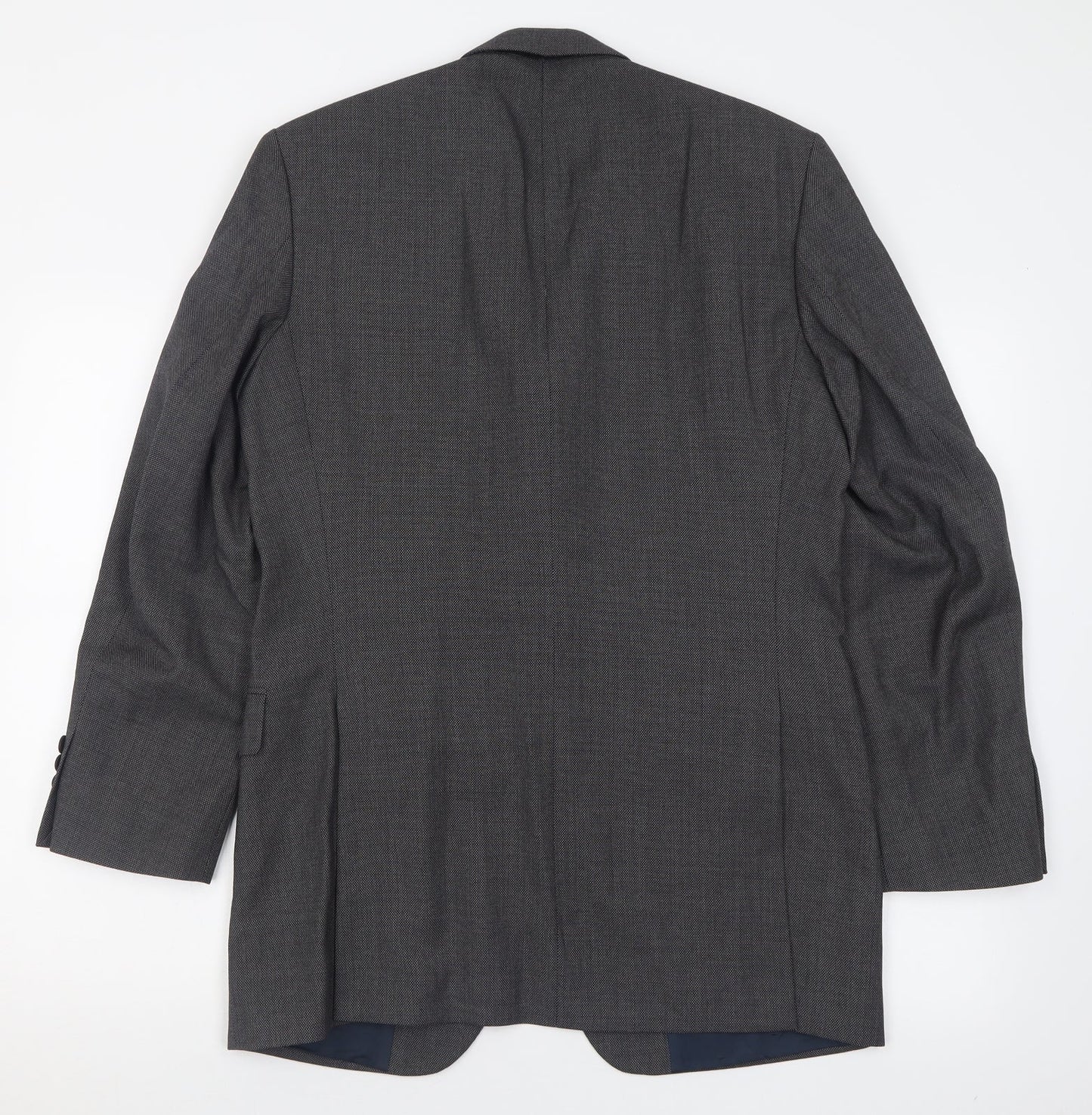 Roderick Charles  Mens Grey  Wool Jacket Suit Jacket Size 38