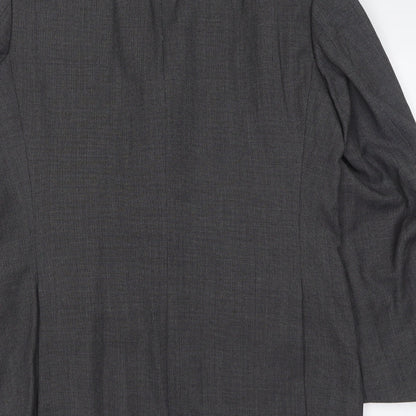 Roderick Charles  Mens Grey  Wool Jacket Suit Jacket Size 38