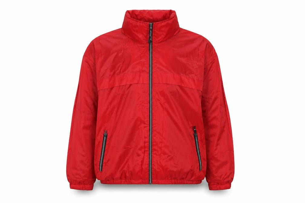 Dunnes Stores Mens Red   Anorak Jacket Size M  Zip