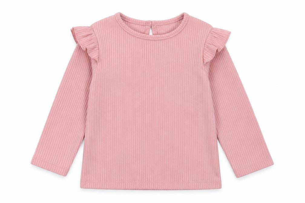 Primark Girls Pink  Polyester Pullover Casual Size 9-12 Months Round Neck Pullover