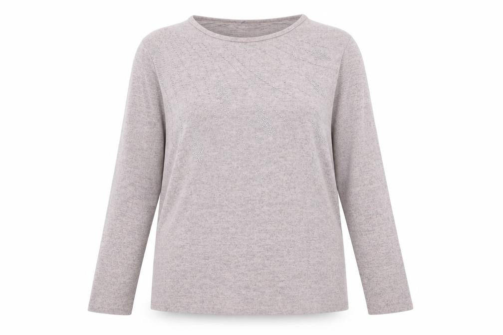 Pebble Bay Womens Pink  Polyester Basic T-Shirt Size 12 Round Neck