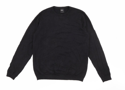 Burton Mens Black  Cotton Pullover Sweatshirt Size M