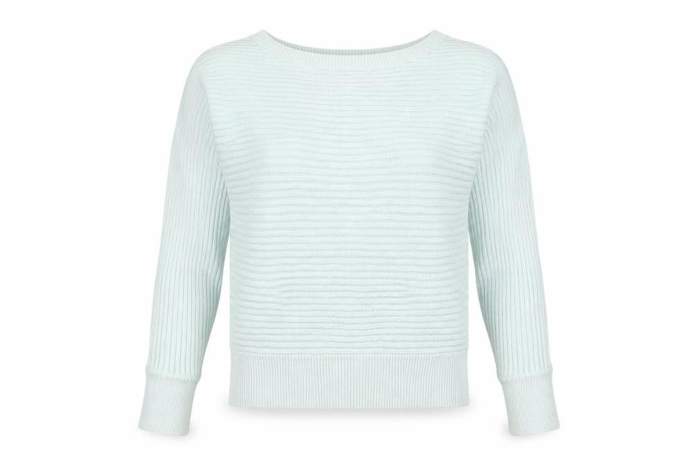 Gap Womens Green Scoop Neck  Cotton Pullover Jumper Size S