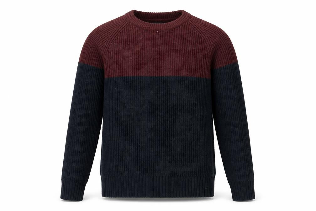 Autograph Mens Beige Crew Neck  Acrylic Pullover Jumper Size M