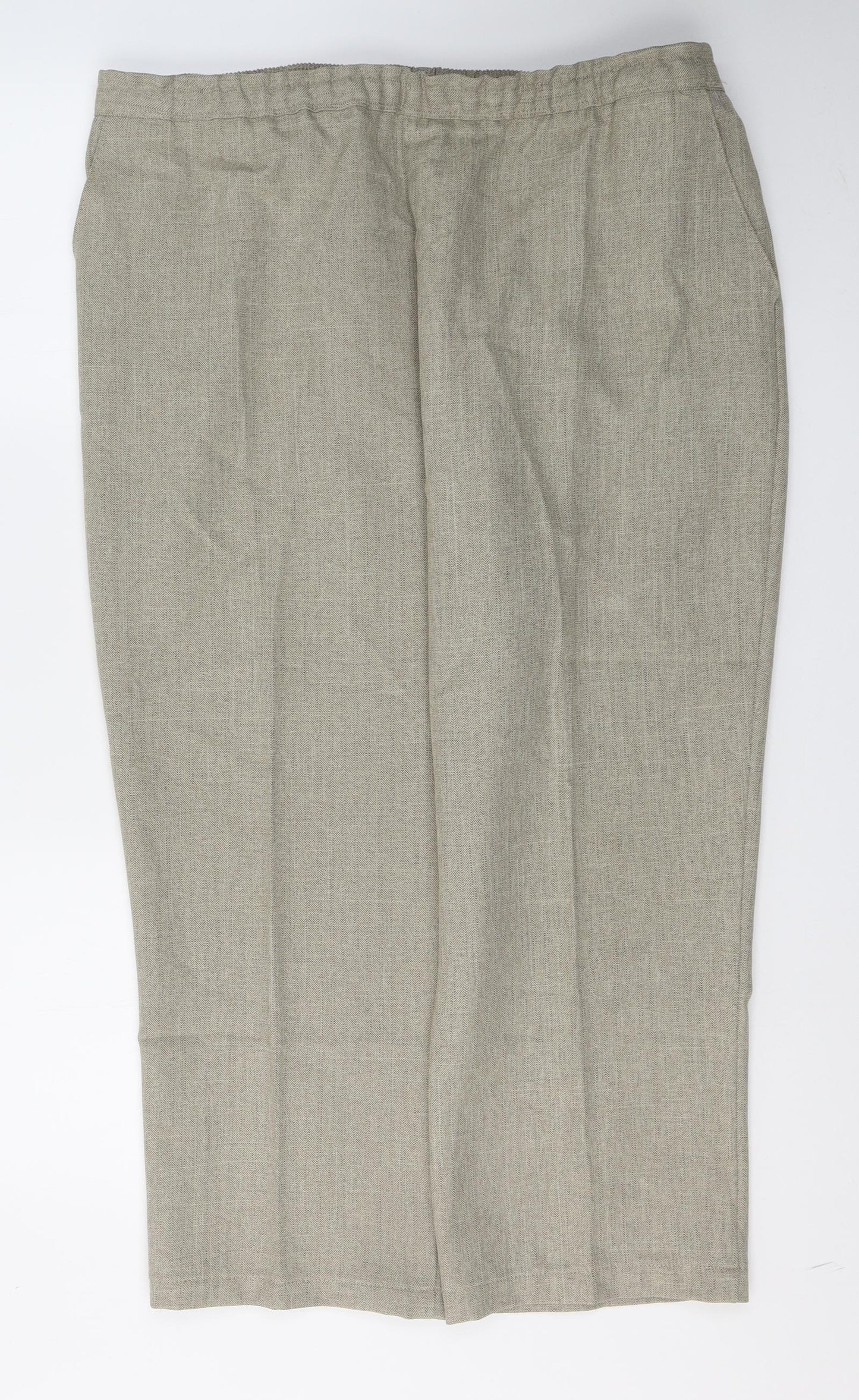 ARISTA Womens Beige  Polyester Trousers  Size 22 L24 in Regular