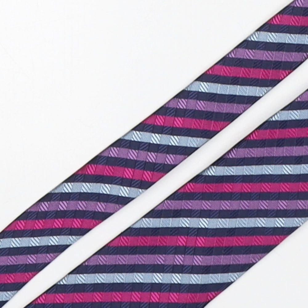 The Collection by Debenhams Mens Multicoloured Striped Polyester Pointed Tie One Size