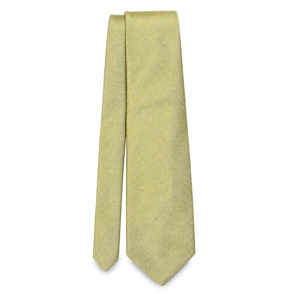 Santorail Mens Gold  Cotton Pointed Tie One Size