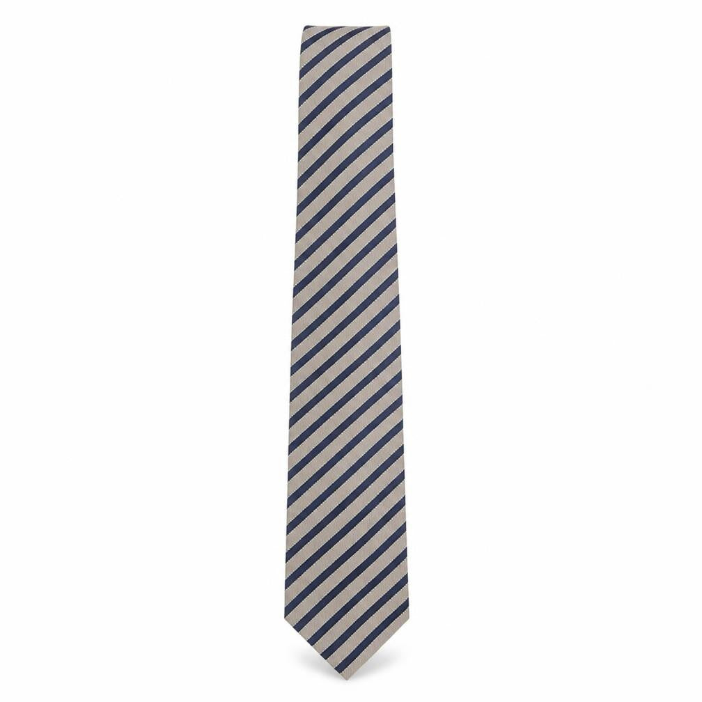 Marks & Spencer Mens Multicoloured Striped Silk Pointed Tie One Size