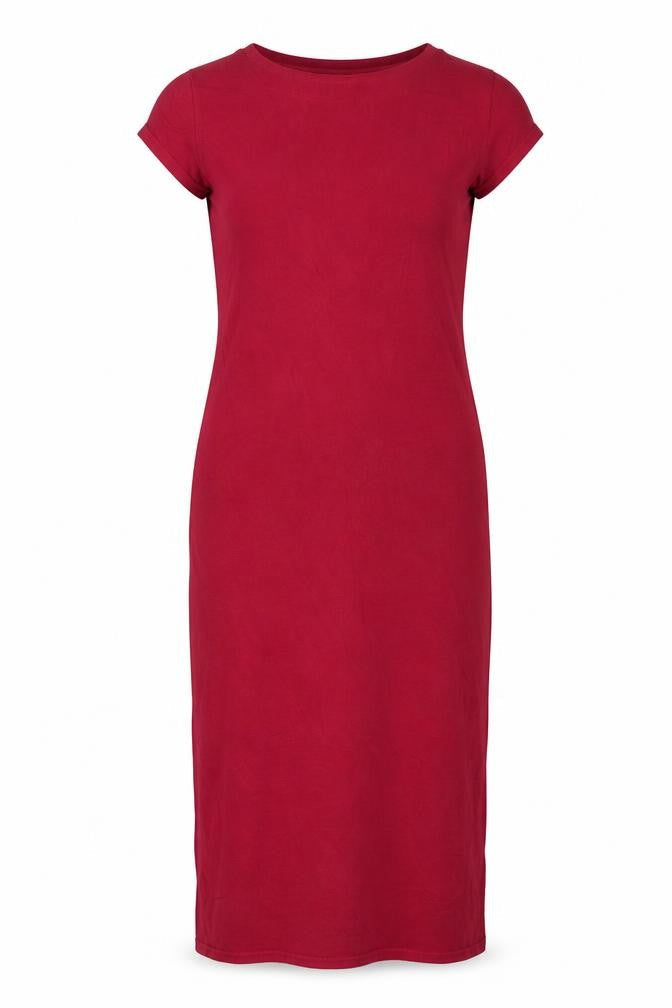 boogoo Womens Pink  Viscose Bodycon  Size 10  Crew Neck Pullover