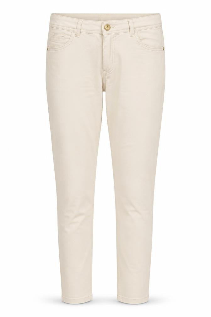 R Ping Womens Beige  Cotton Trousers  Size 14 L32 in Regular Button
