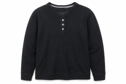 Easy Mens Blue  Cotton Pullover Sweatshirt Size XL